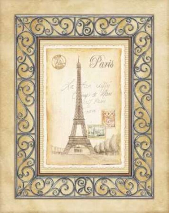 Paris Postcard Poster Print by Andrea Laliberte - Item # VARPDXLAL047