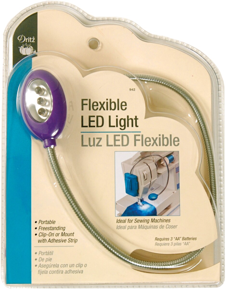 Dritz Flexible Led Light-Assorted Colors-Teal, Raspberry & Purple