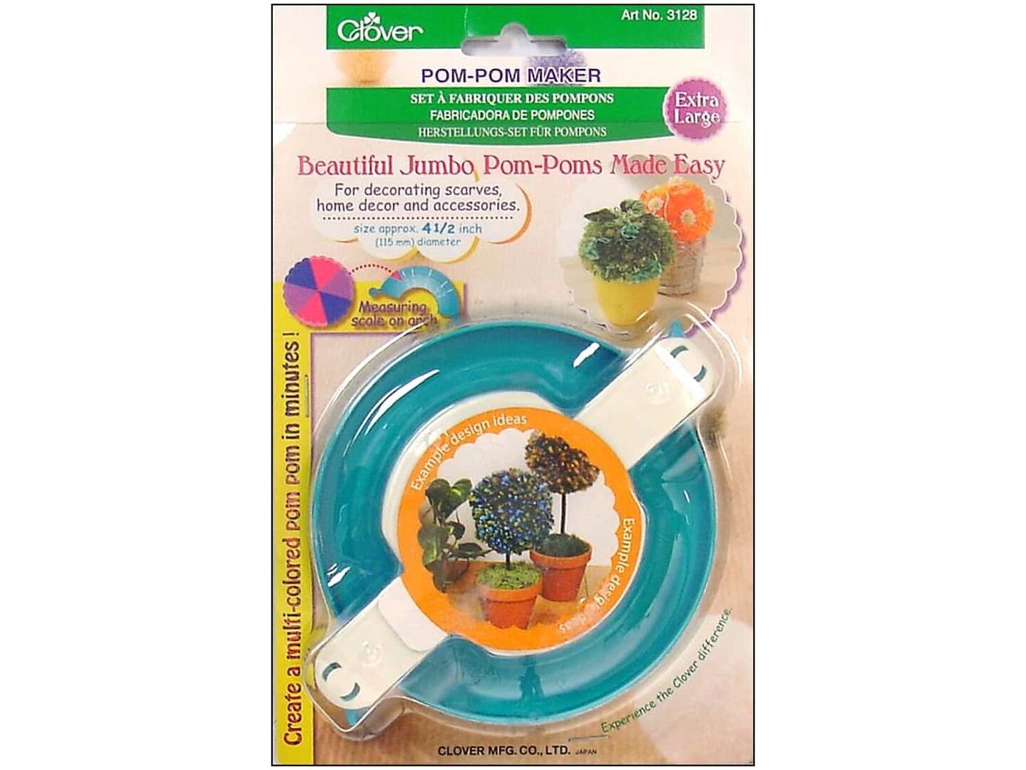 Clover Pom Pom Maker - Extra Large