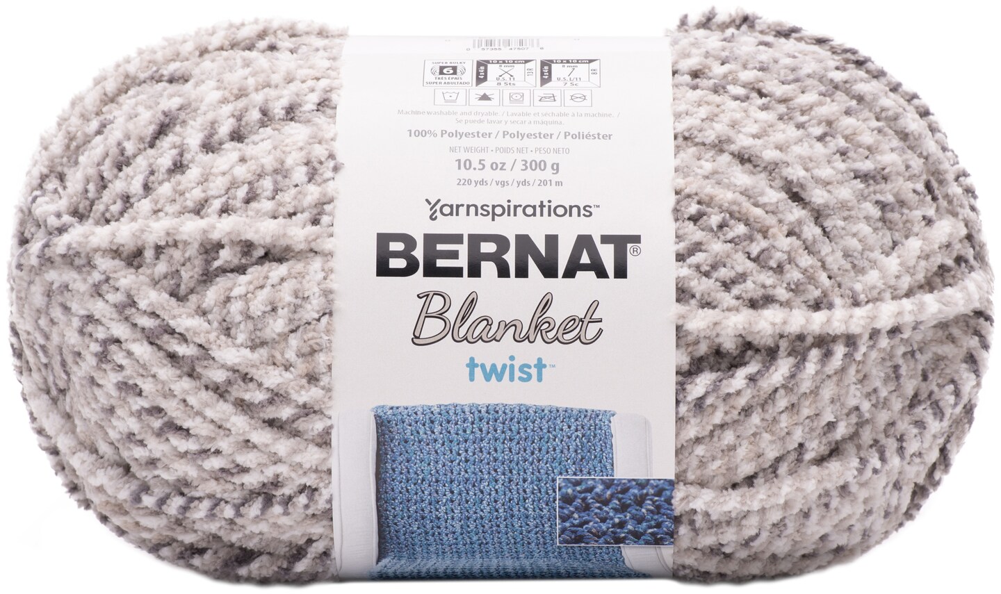 Bernat Blanket Twist Yarn-Dove
