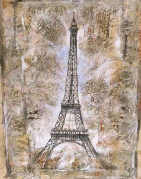 Eiffel Tower Poster Print by Marta G. Wiley - Item # VARPDXWMP102