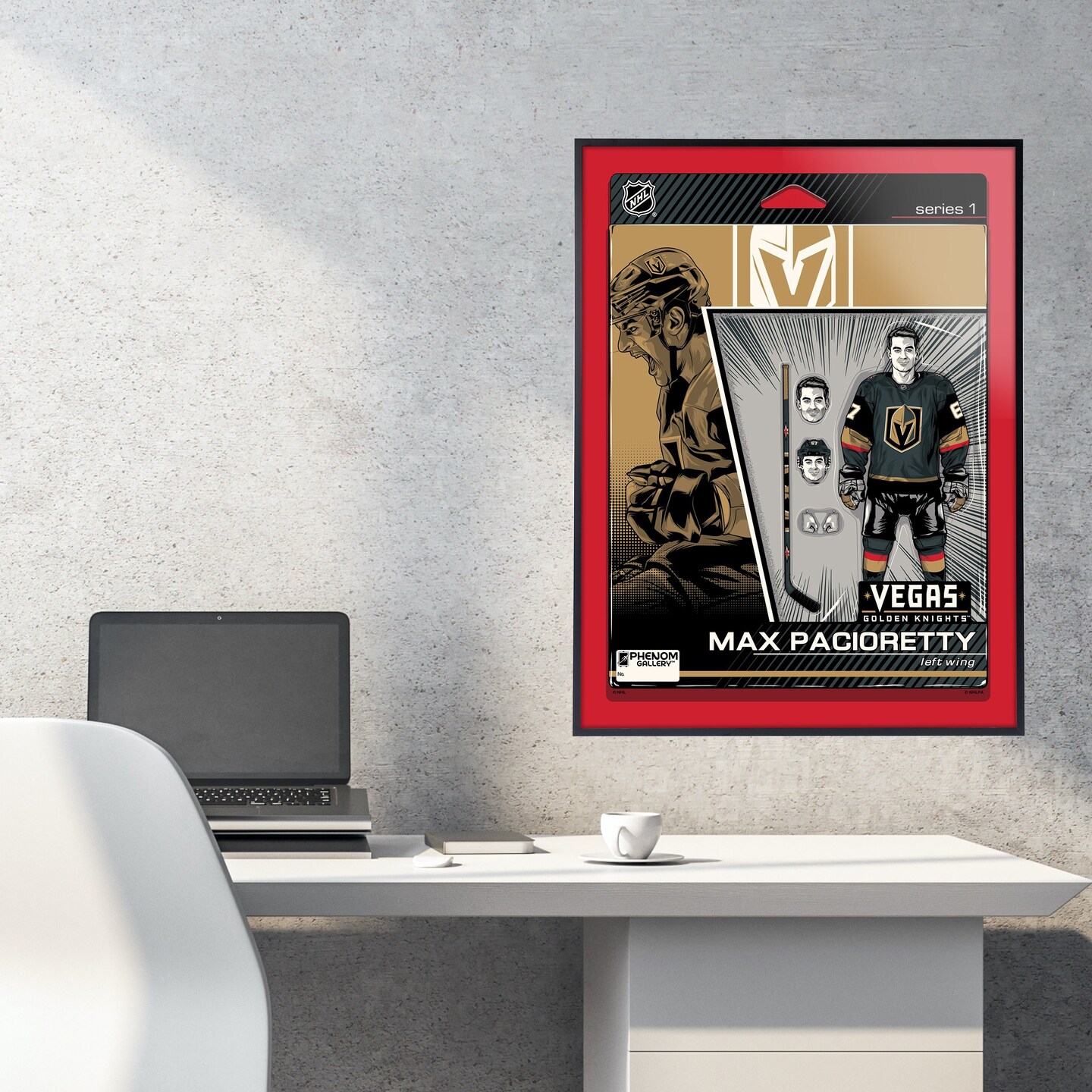 Phenom Gallery Vegas Golden Knights Max Pacioretty Action Figure Serigraph