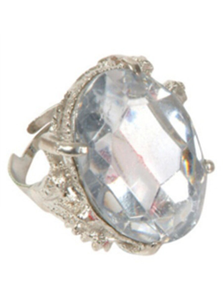 Deluxe Jumbo Adult Vintage Hollywood Starlet Costume Rhinestone Bling Ring