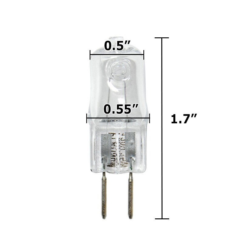 SUNLITE 35W 120V GY6.35 Bi-Pin Base Clear Halogen Bulb