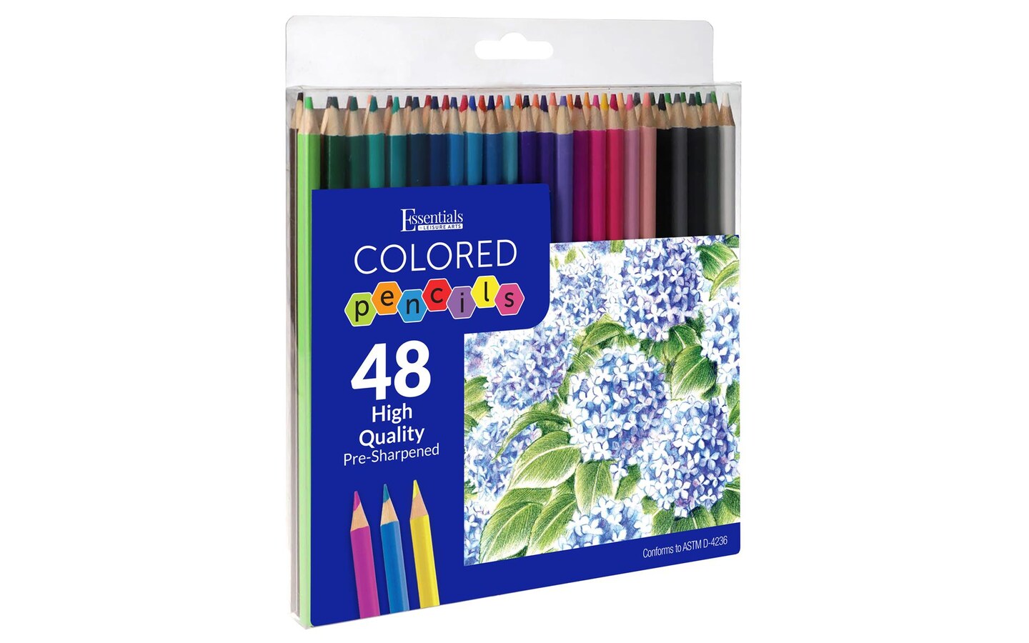 Essentials By Leisure Arts Arts Color Pencils Set 48pc