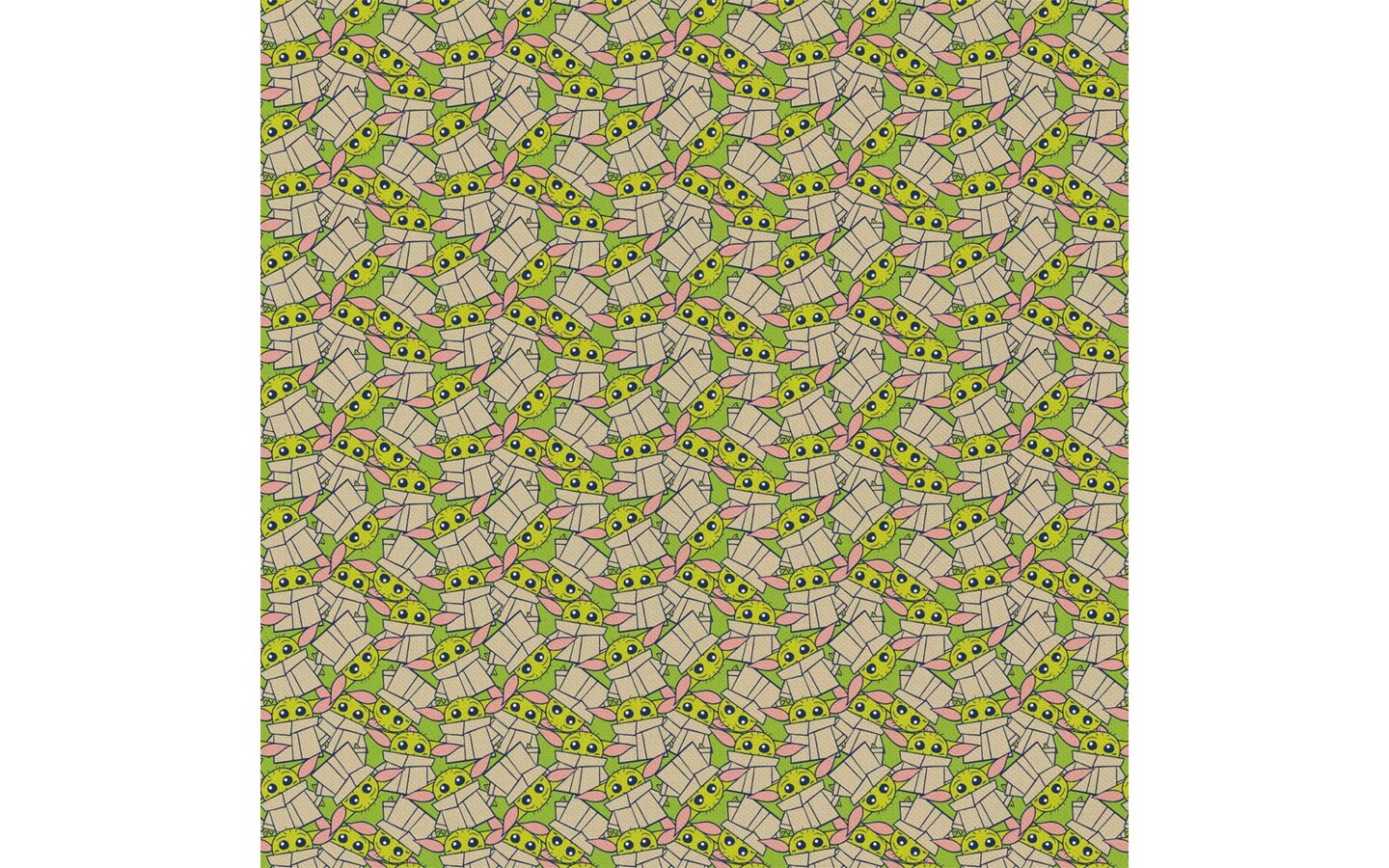 Mandalorian Cotton Precut 2yd Grogu Stack