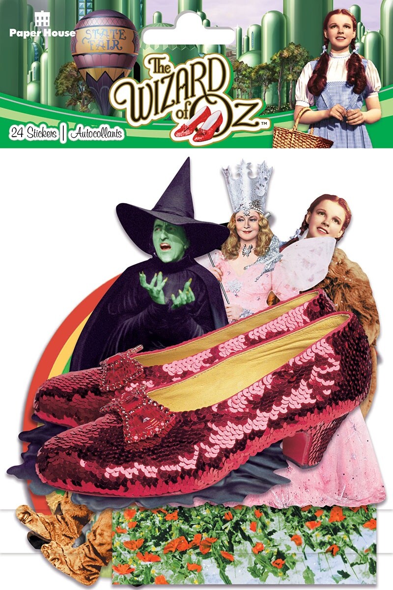 Paper House Self-Adhesive Die-Cuts 24/Pkg-Wizard Of Oz