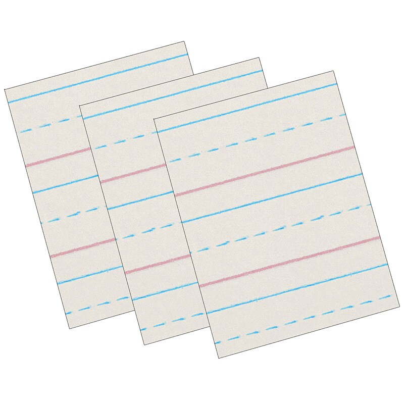 Newsprint Handwriting Paper, Dotted Midline, Grade 2, 1/2" X 1/4" X 1/4