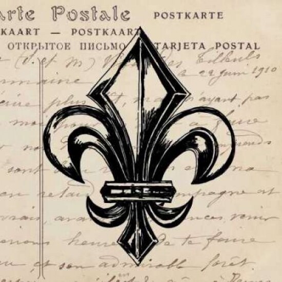 Fleur De Lis I Poster Print by Sabine Berg - Item # VARPDX18187
