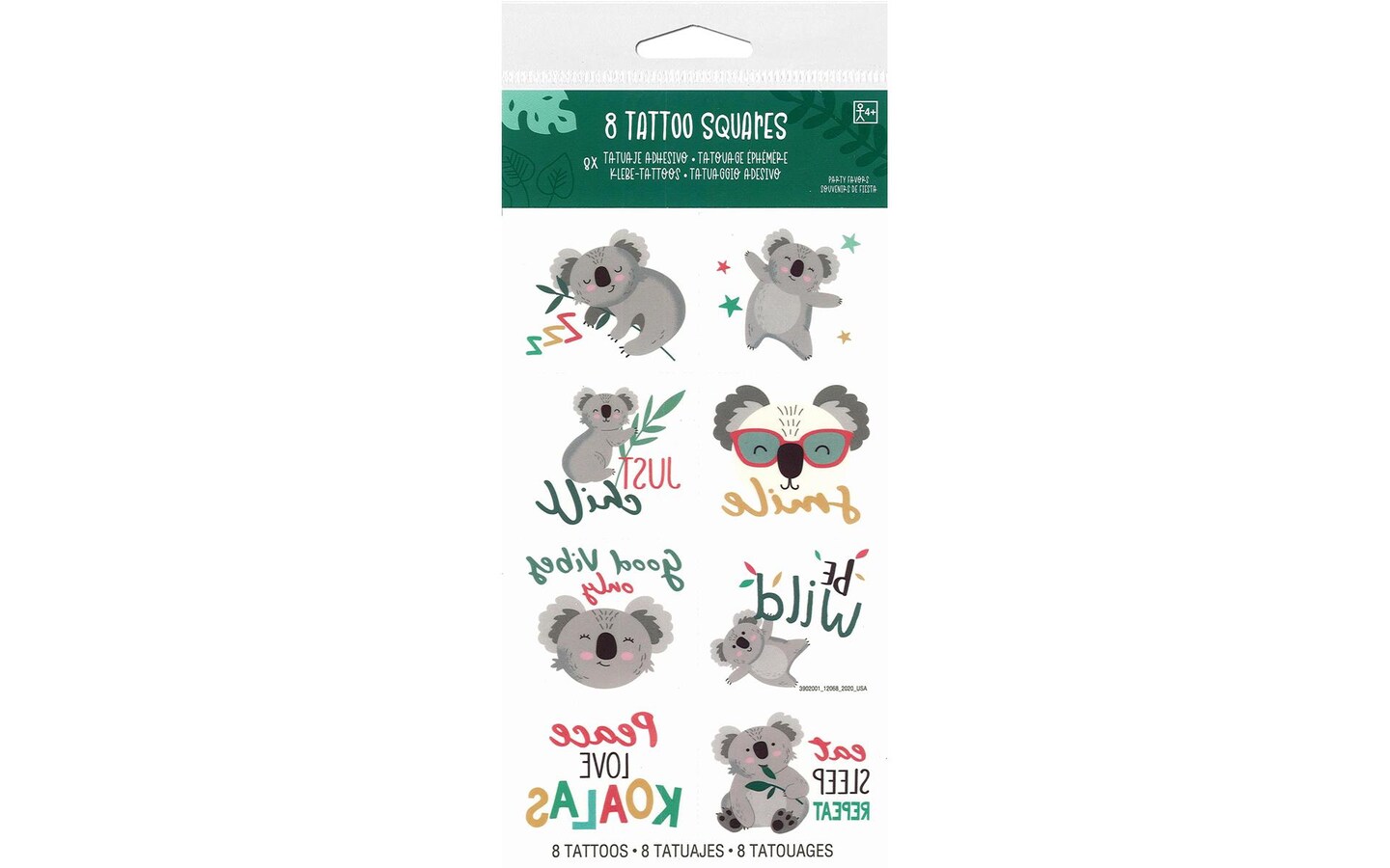 Amscan Tattoos Koala