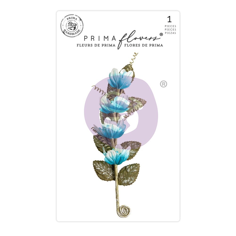 Prima Marketing Mulberry Paper Flowers-Serene/Aquarelle Dreams