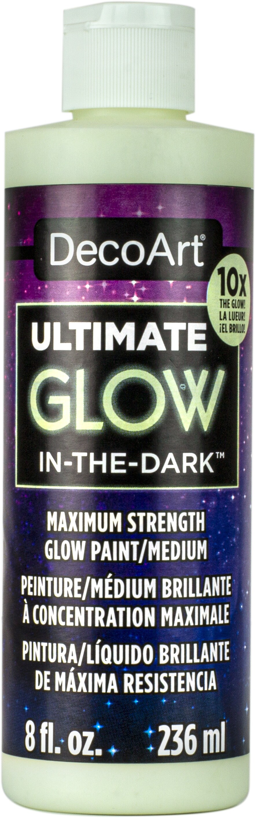 DecoArt Ultimate Glow-In-The-Dark Paint-8oz