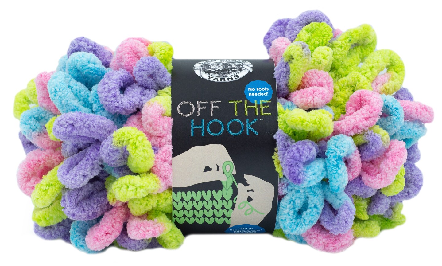 Lion Brand Off The Hook Yarn-Flower Power