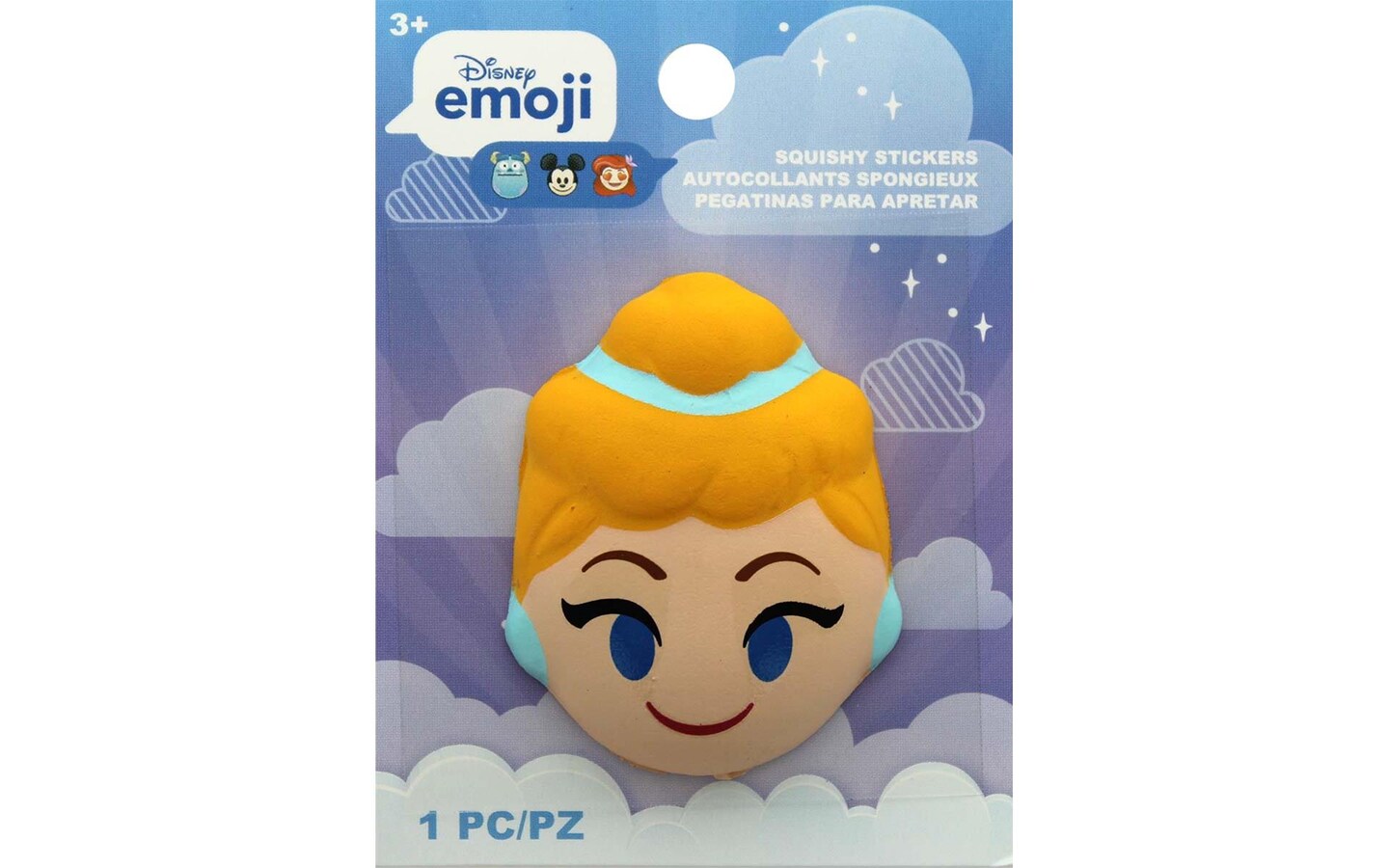 53-30095 AMC DISNEY STICKER 3D SQUISHY EMOJI TINKERBELL 