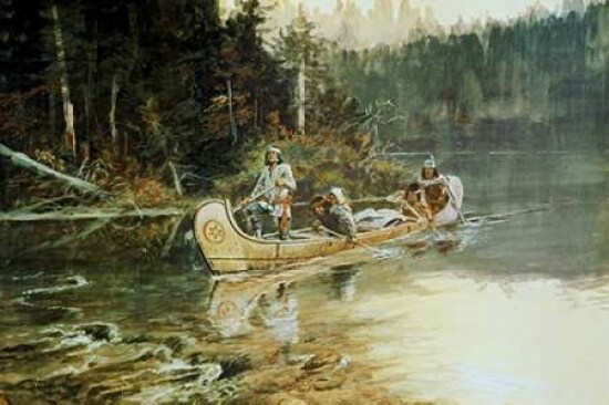 On The Flathead Poster Print by Charles M. Russell - Item # VARPDX133277