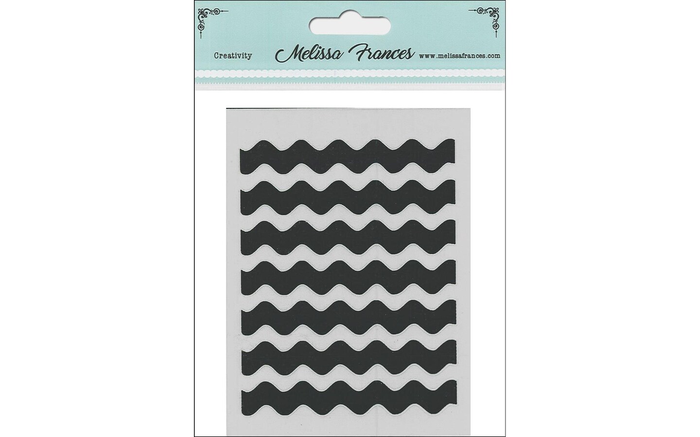 Melissa Frances Stencil 3x4&#x22; Zig Zag