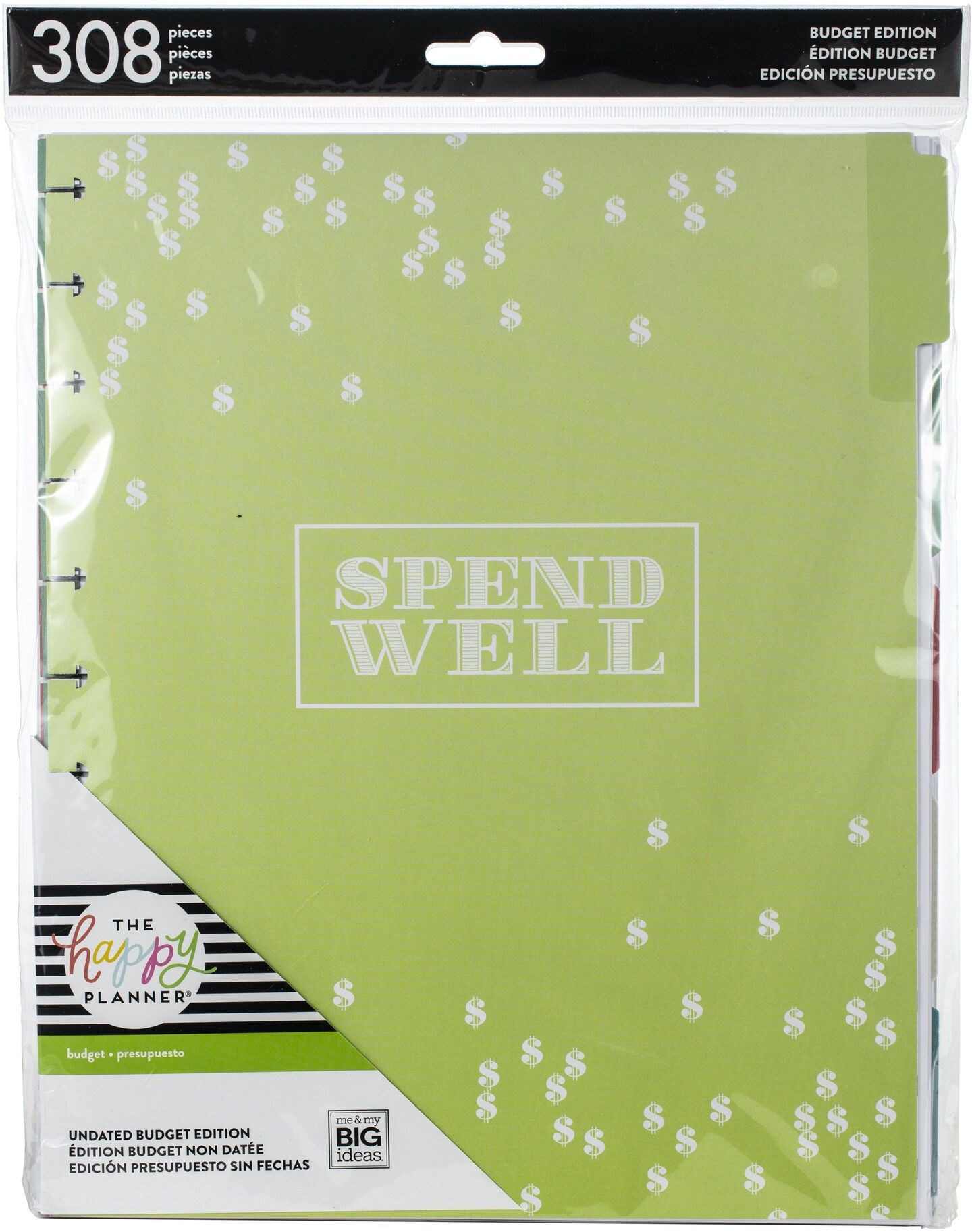 Happy Planner Undated Big Planner Extension PackSpend Well Michaels