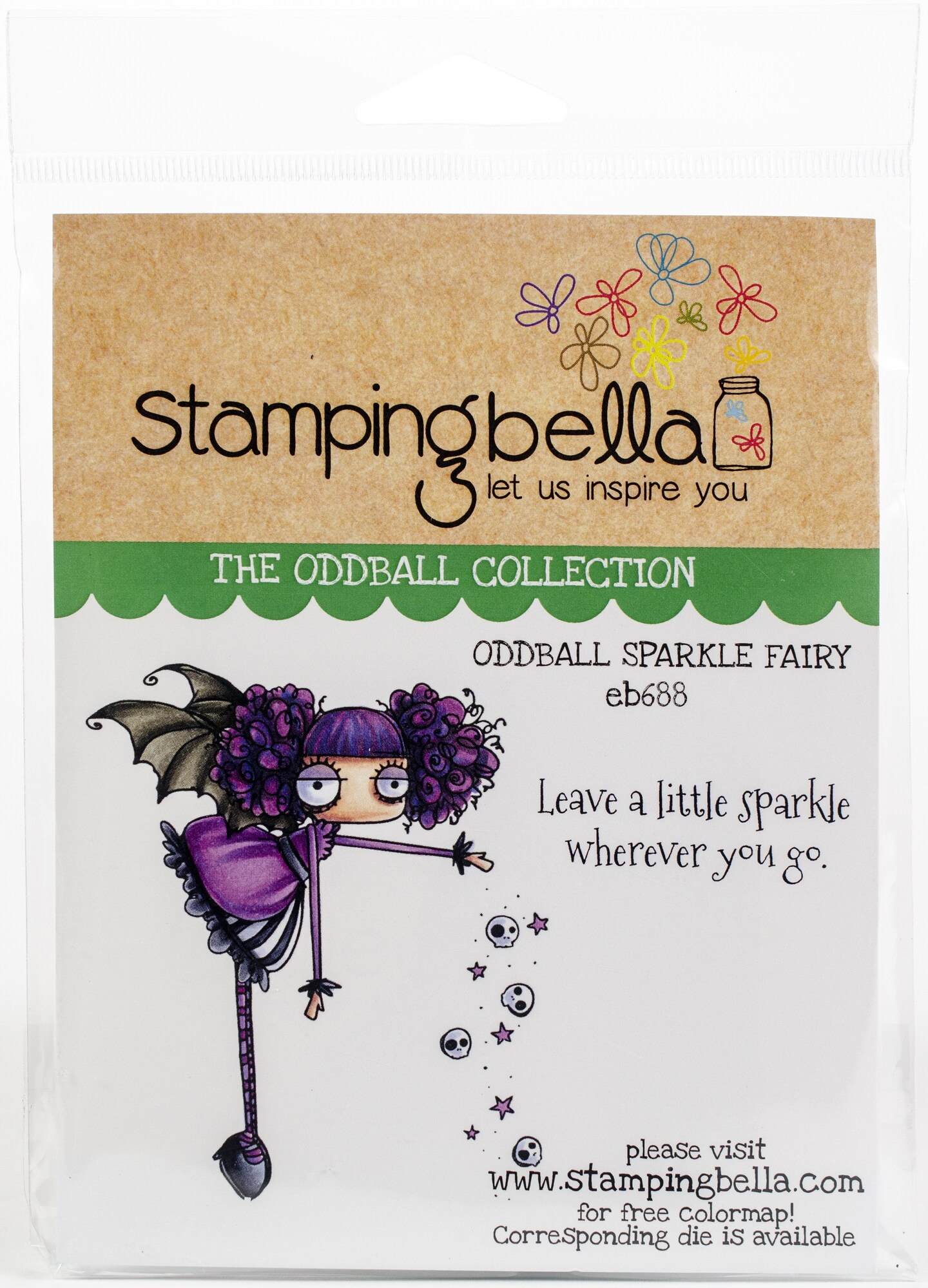 Stamping Bella Cling Stamps-Oddball Sparkle Fairy