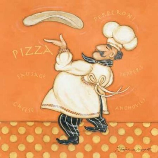 Pizza Chef Poster Print by Stephanie Marrott - Item # VARPDXSM133