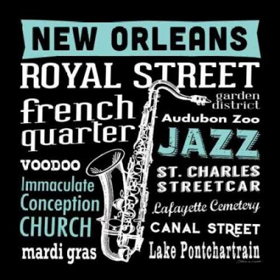 New Orleans Poster Print by Stephanie Marrott - Item # VARPDXSM10747