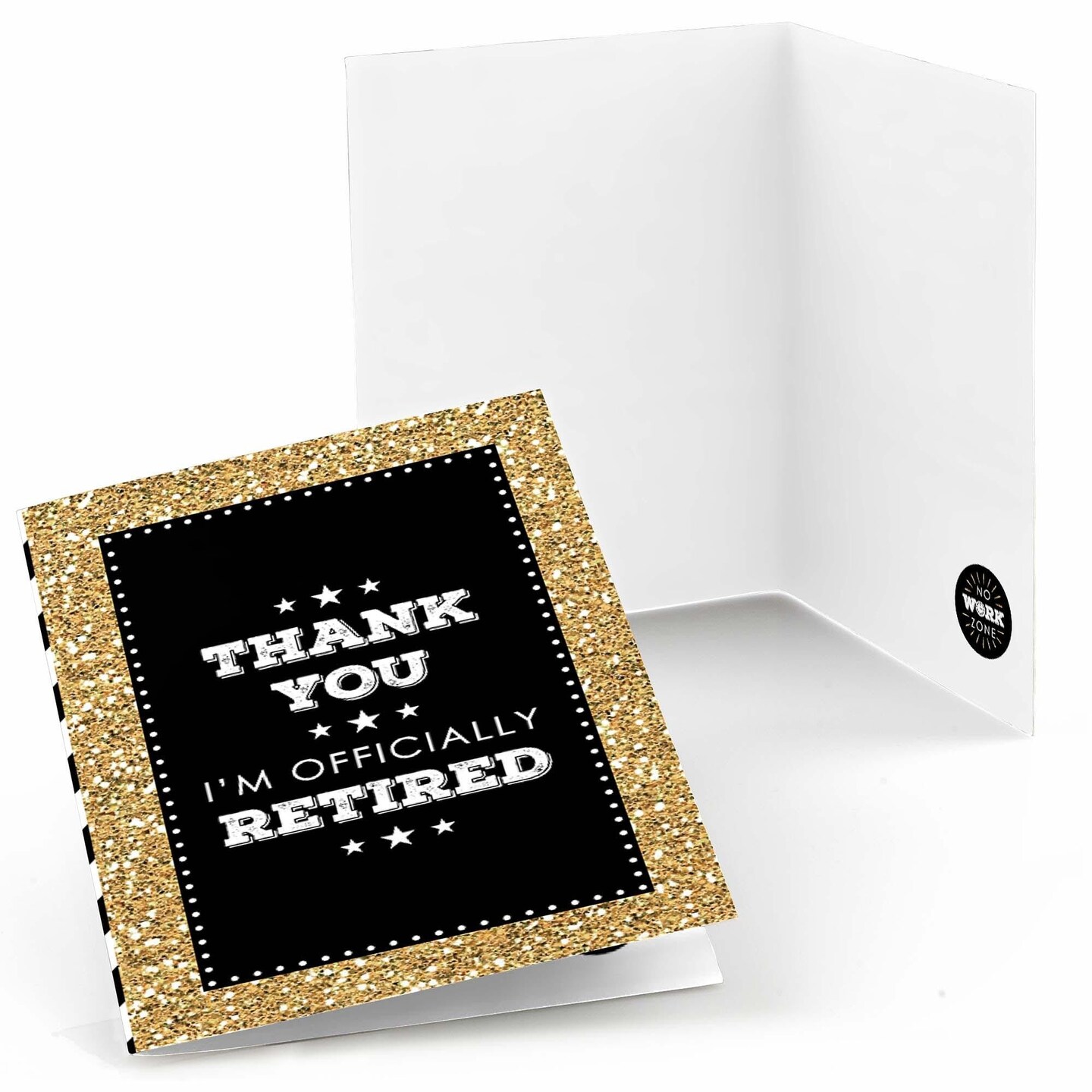 Big Dot of Happiness Happy Retirement - Retirement Party Thank You Cards (8 count)