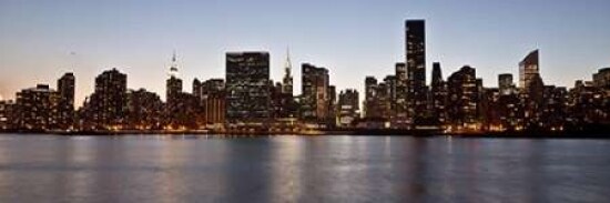 Midtown Manhattan skyline, NYC Poster Print by  Michel Setboun - Item # VARPDX4MS3285
