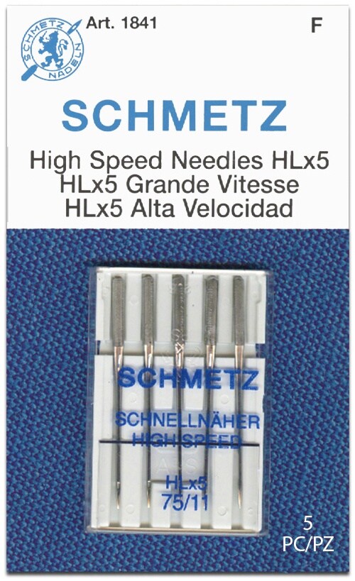 Schmetz HLx5 High Speed Machine Needles-Size 75/11 5/Pkg