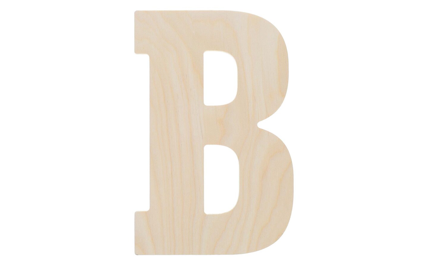 Good Wood By Leisure Arts Letter 13" B, Wooden Letters, Wood Letters ...