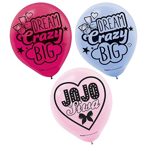 12&#x22; Jojo Siwa Latex Balloons 6 CT