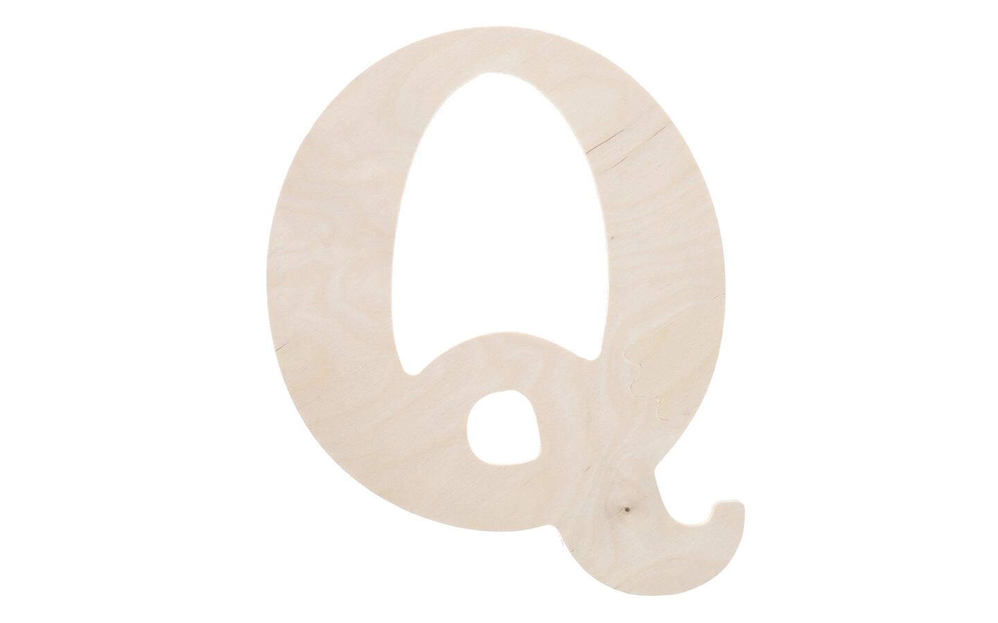 Good Wood by Leisure Arts Letter 9.5&#x22; Q, Wooden Letters, Wood Letters, Wooden Letters Wall Decor, Large Wooden Letters, Wooden Letters 9.5 inch, Small Wooden Letters for Crafts