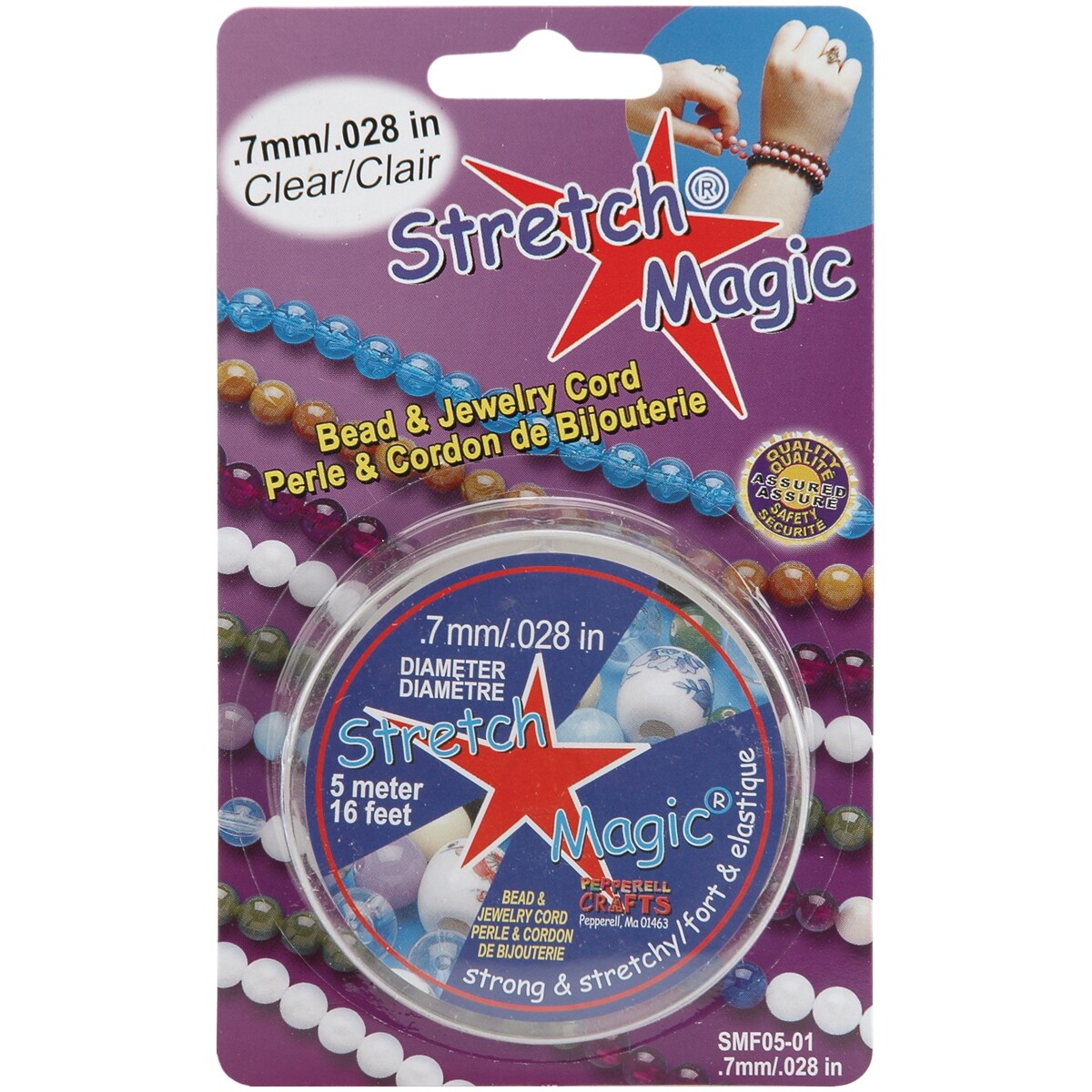 Stretch Magic Bead & Jewelry Cord .7Mmx5mClear Michaels