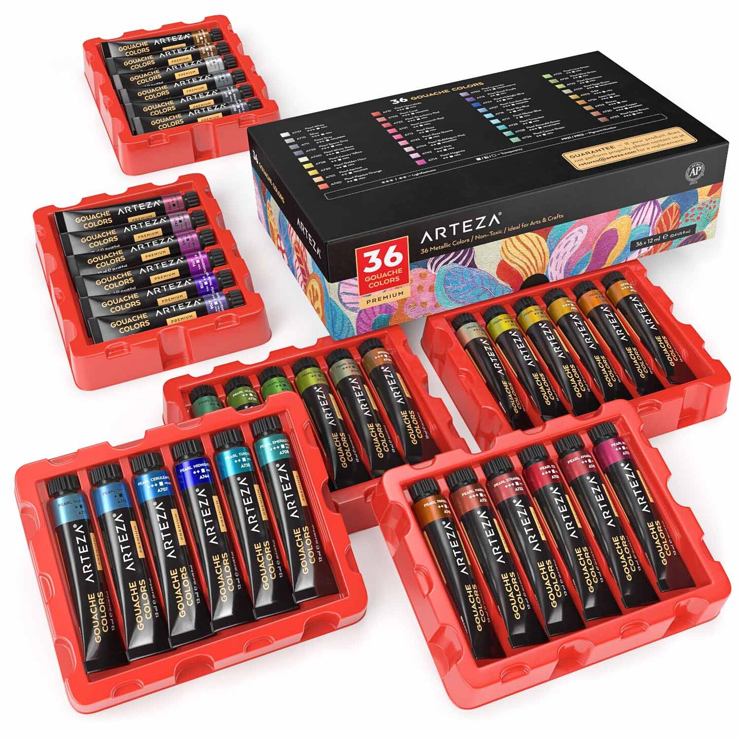  ShinHan Professional Watercolor Paint 12ml Tubes 20 Color Set :  Arts, Crafts & Sewing