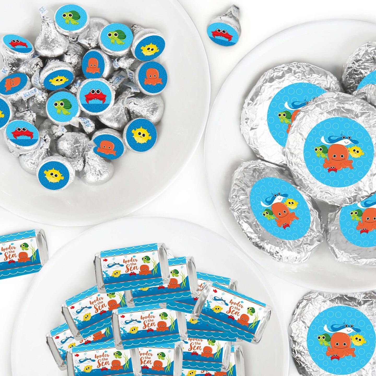 Big Dot of Happiness Under the Sea Critters Party Candy Favor Sticker Kit 304 Pieces Michaels