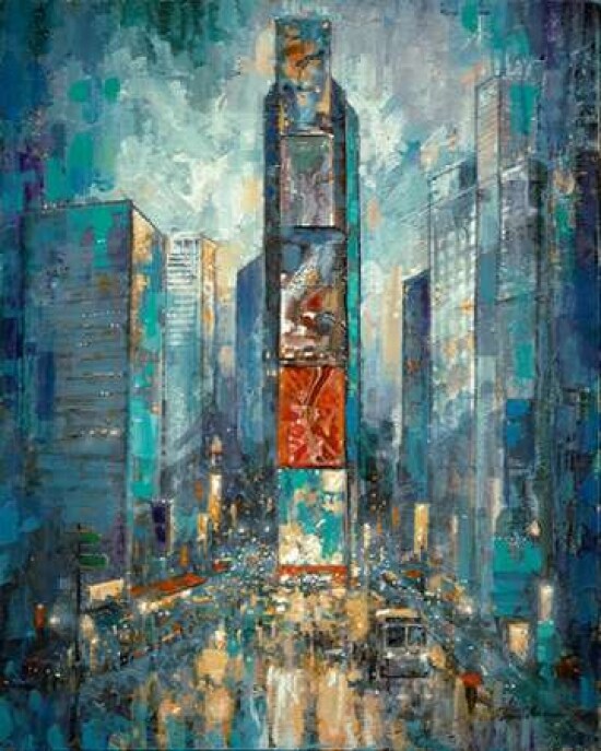 City of Lights Poster Print by Ruane Manning - Item # VARPDX15396