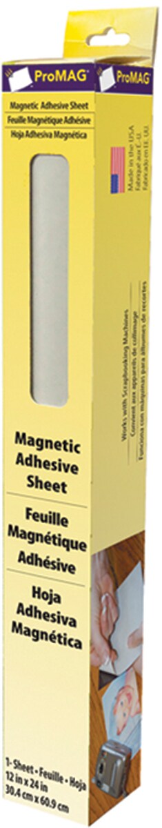 ProMag Adhesive Magnetic Sheet-1&#x27;X2&#x27;