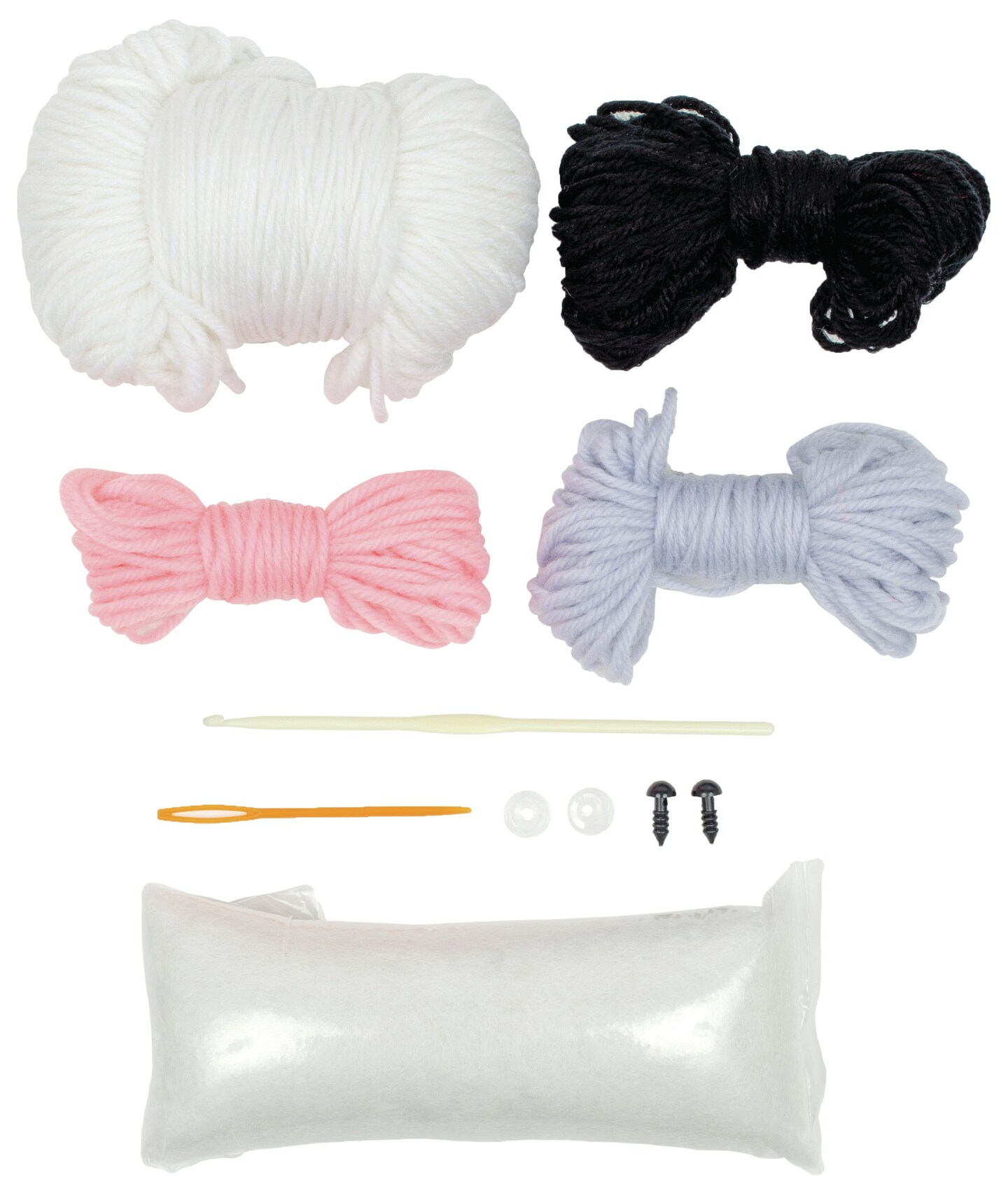 Fabric Editions Needle Creations Crochet Kit-Cow