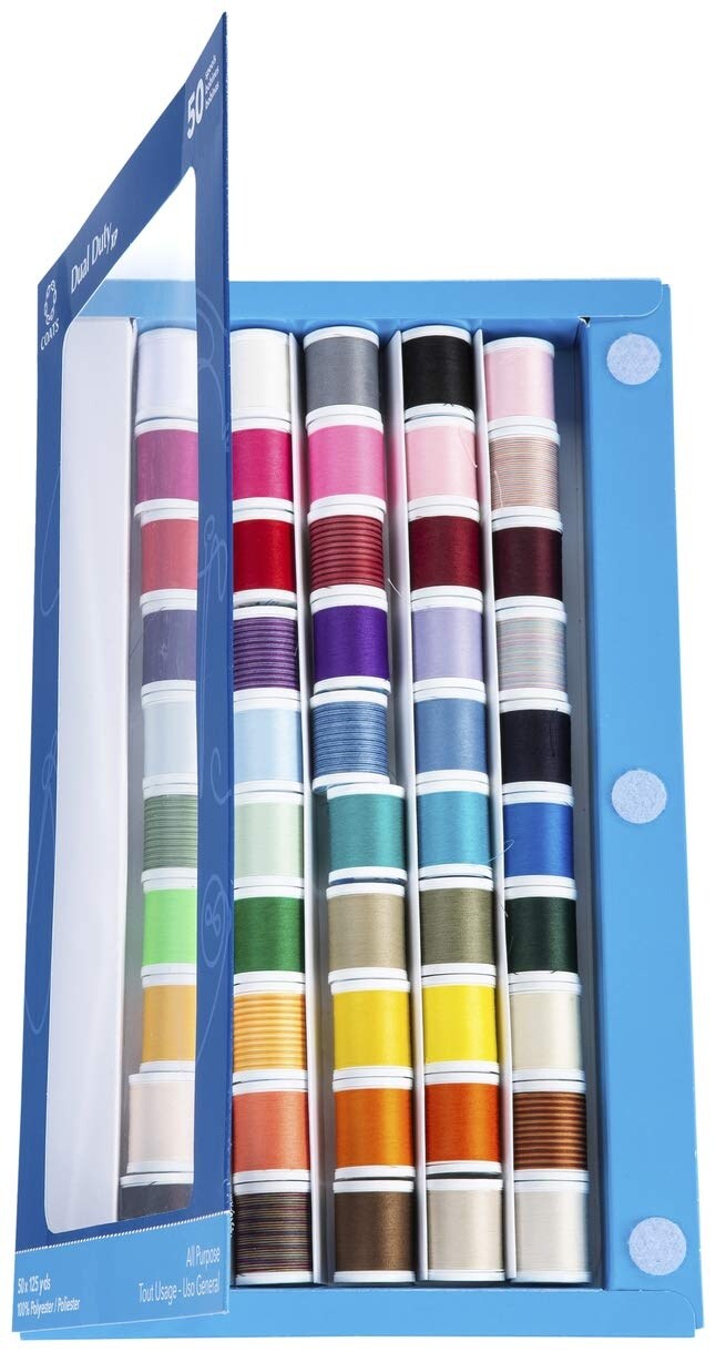 Coats Dual Duty XP General Purpose Thread Assortment-50/Pkg