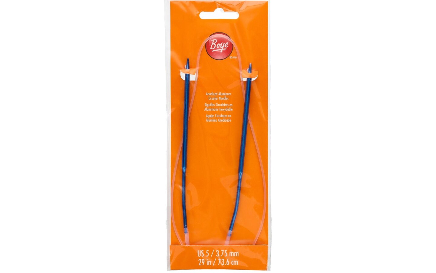 Boye Knit Needle 29&#x22; Circular Aluminum Size 5