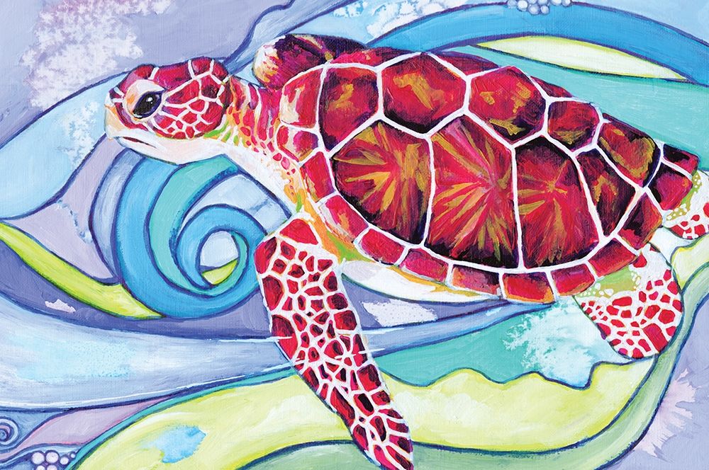 Surfin Turtle Poster Print by Anne Seay - Item # VARPDXAE1261