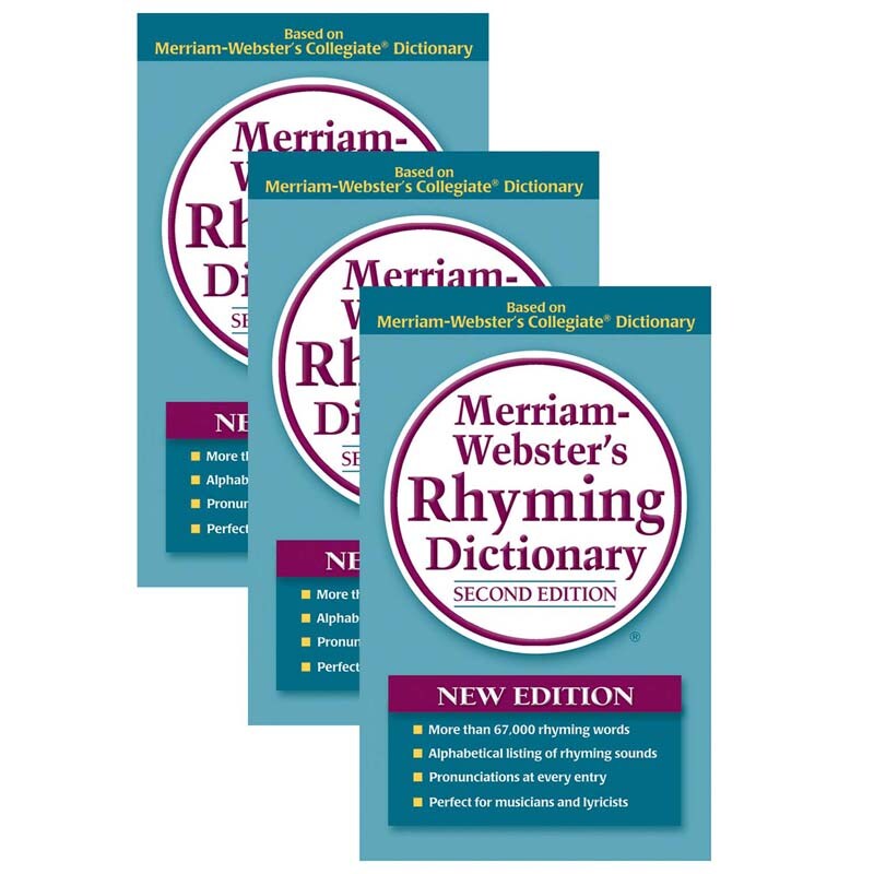 Merriam-Webster's Rhyming Dictionary, Pack Of 3 | Michaels