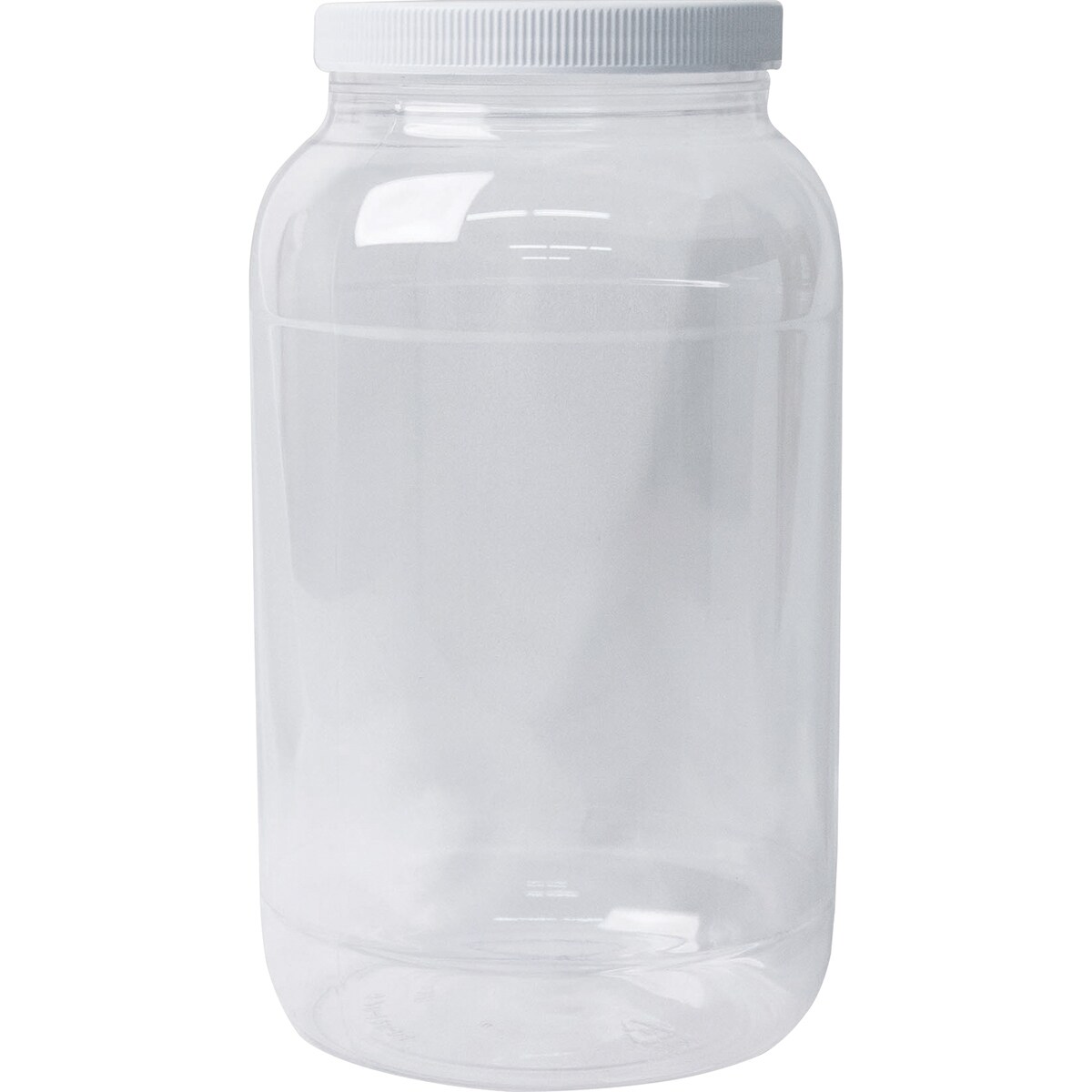 Jacquard Empty Wide Mouth Gallon Plastic Jug-Clear