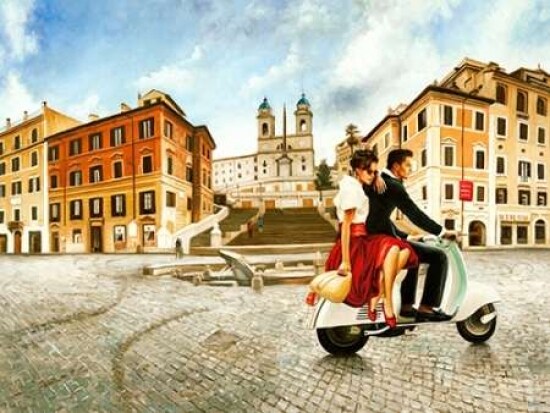 Lovers in Rome Poster Print by Pierre Benson - Item # VARPDX3BN2473
