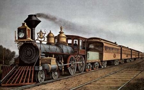 Through Express Poster Print by Currier and Ives - Item # VARPDX277221