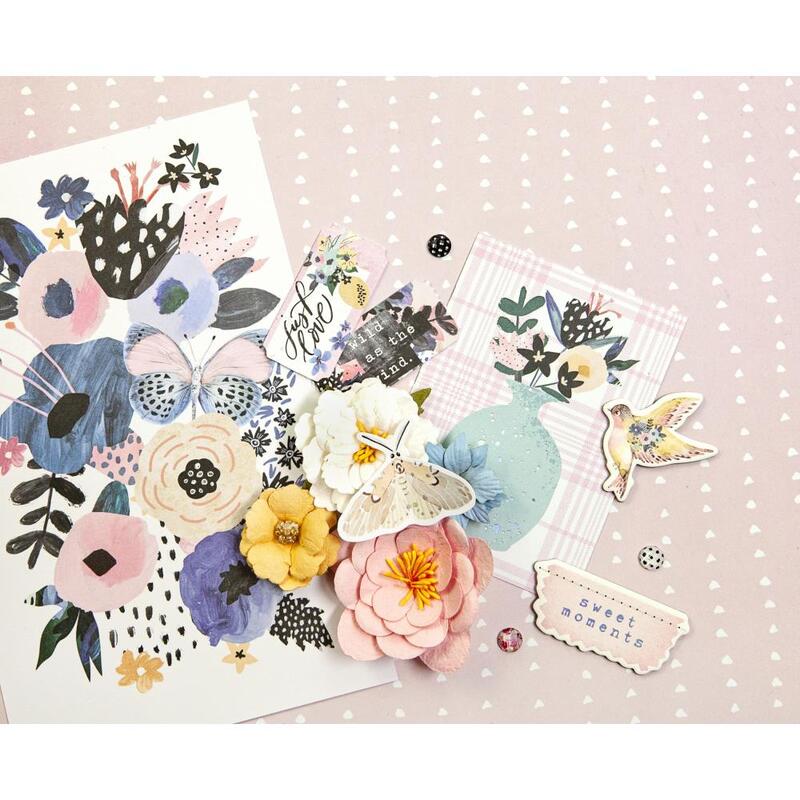 Spring Abstract Cut-Out &#x26; Sticker Sheets - Prima