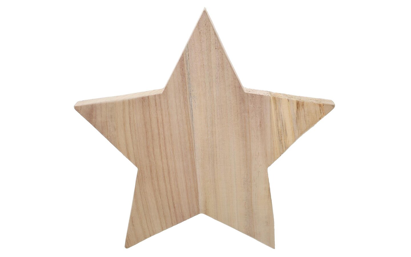 Sierra Pacific Crafts Wood Block Star Shape, 12&#x22;x 1&#x22;, unfinished, decorate with paint, stain, resin and more, perfect for holiday decorating and home decor