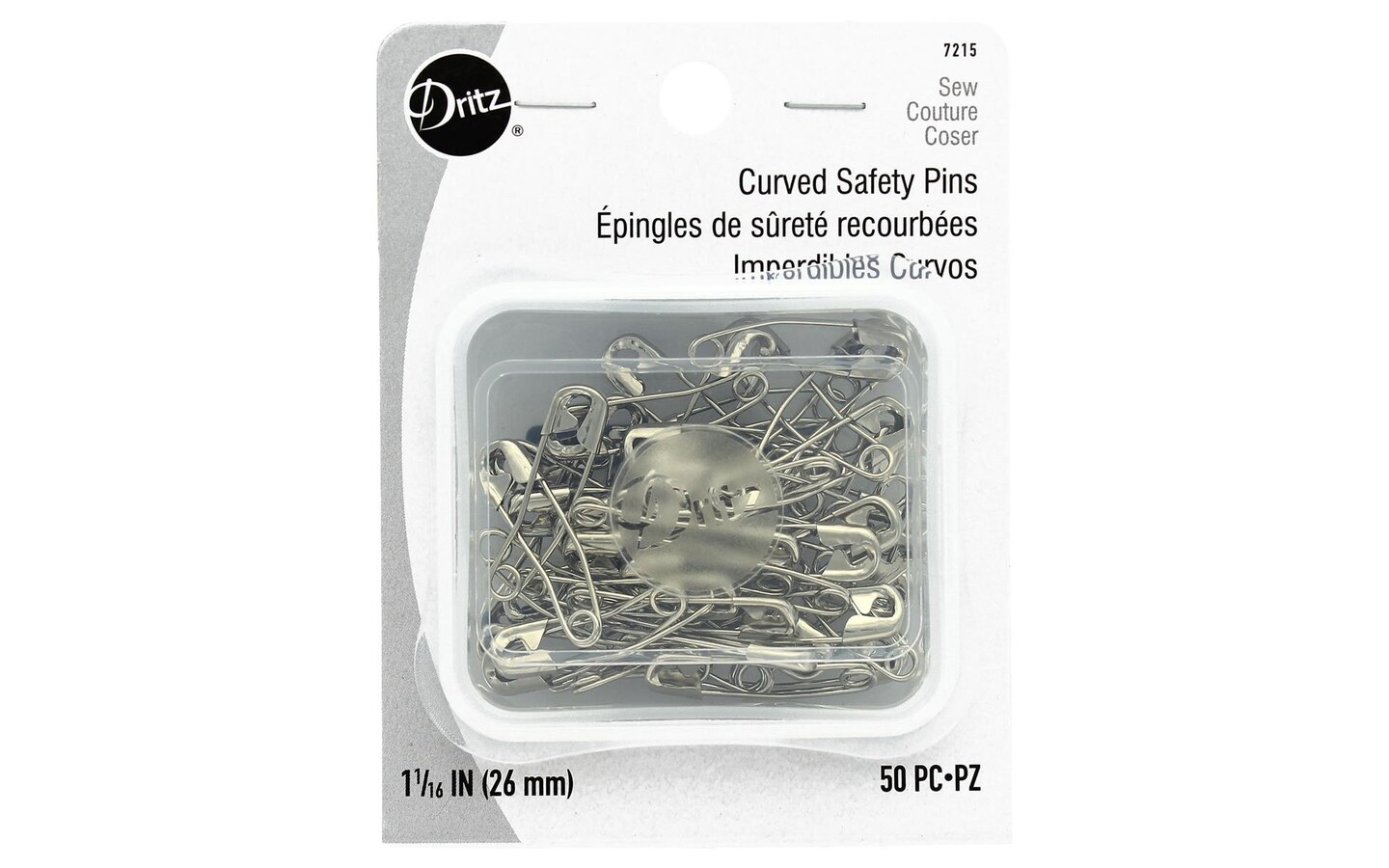 Dritz Safety Pins Curved Size 1 Nickel 50pc Michaels   144123525755637385 