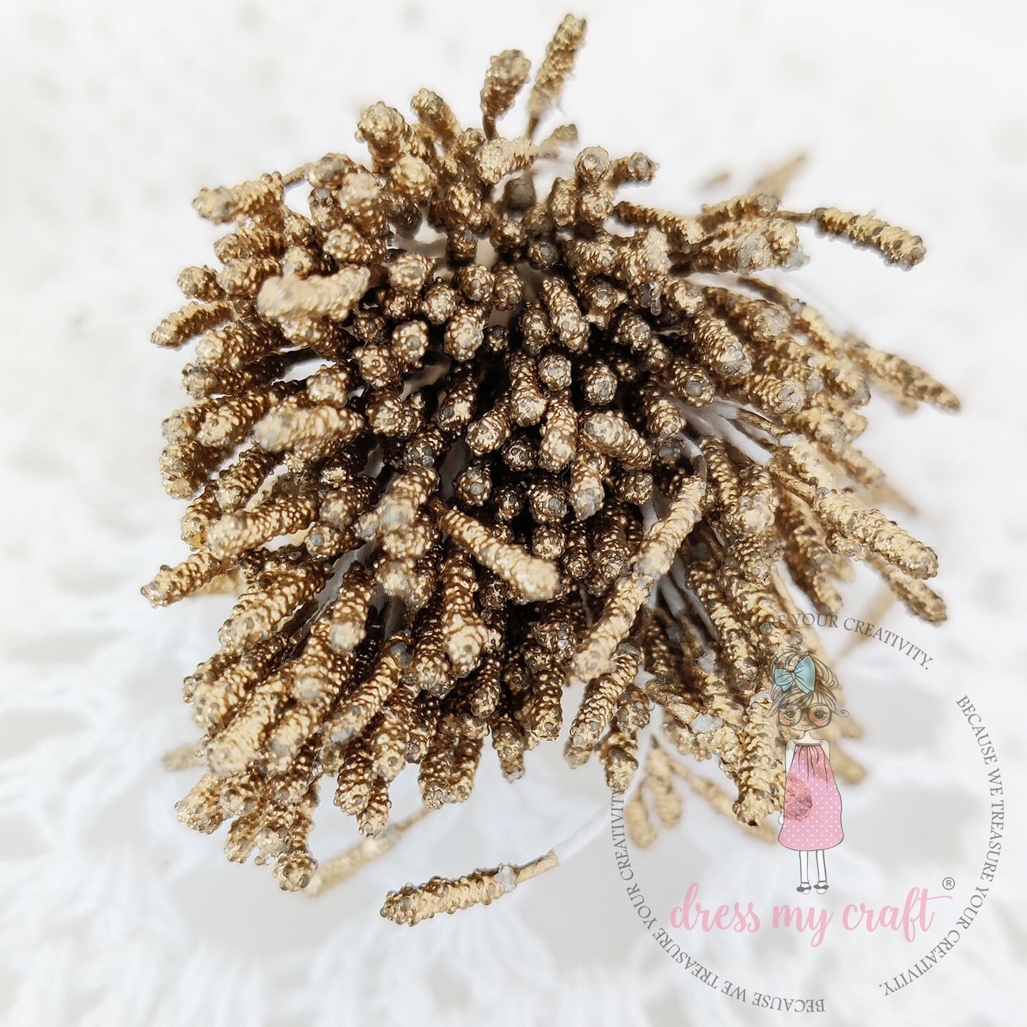 Dress My Craft Sugar Thread Pollen Golden Michaels Dress my craft sugar thread pollen golden michaels