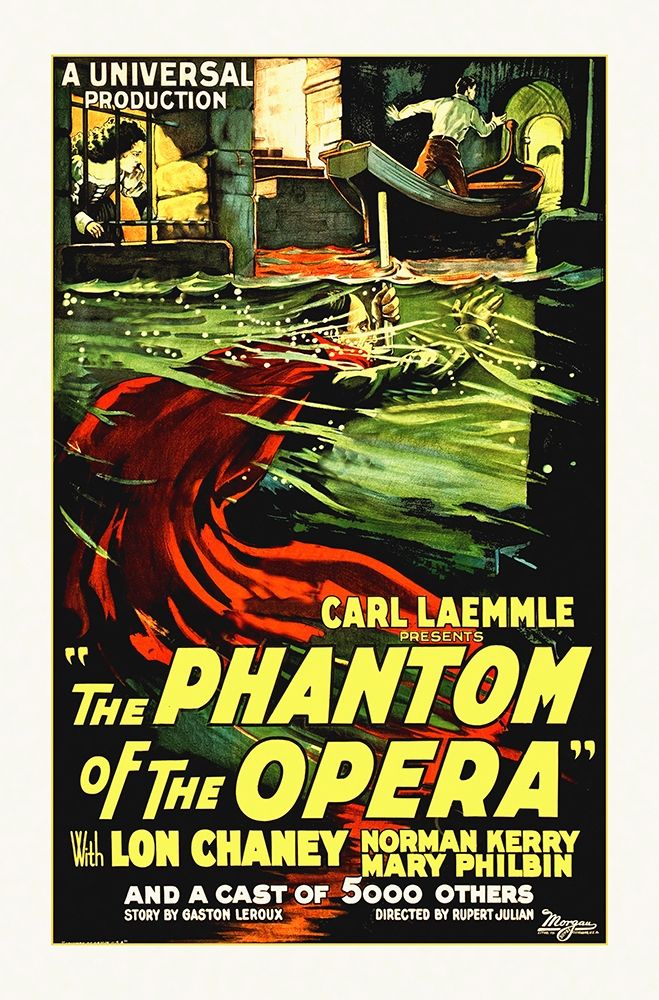 Phantom of The Opera - 1922 Poster Print by Hollywood Photo Archive Hollywood Photo Archive - Item # VARPDX485948