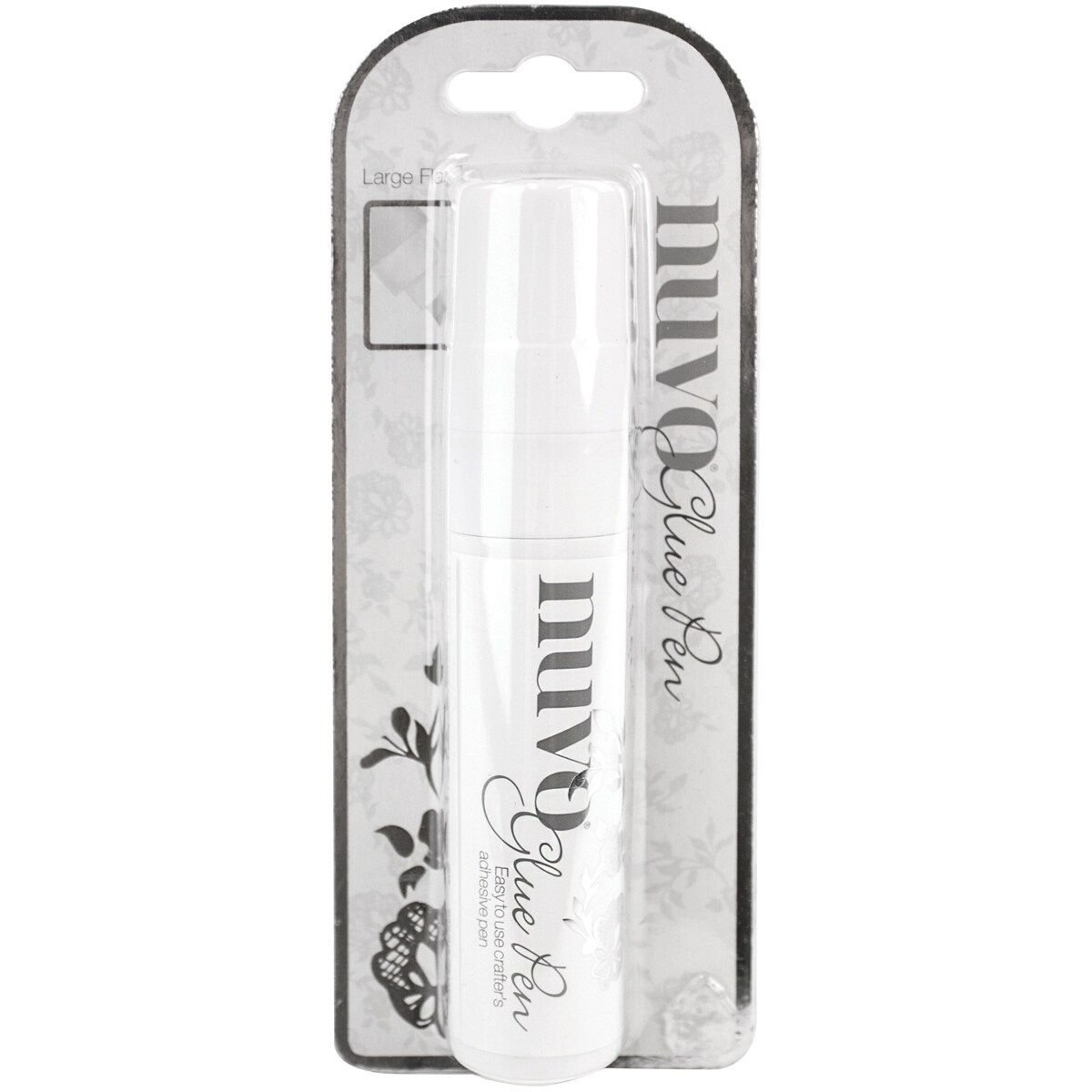 Nuvo Glue Pen for Crafting and Card Making, Large Flat Tip, Adhesive Tool