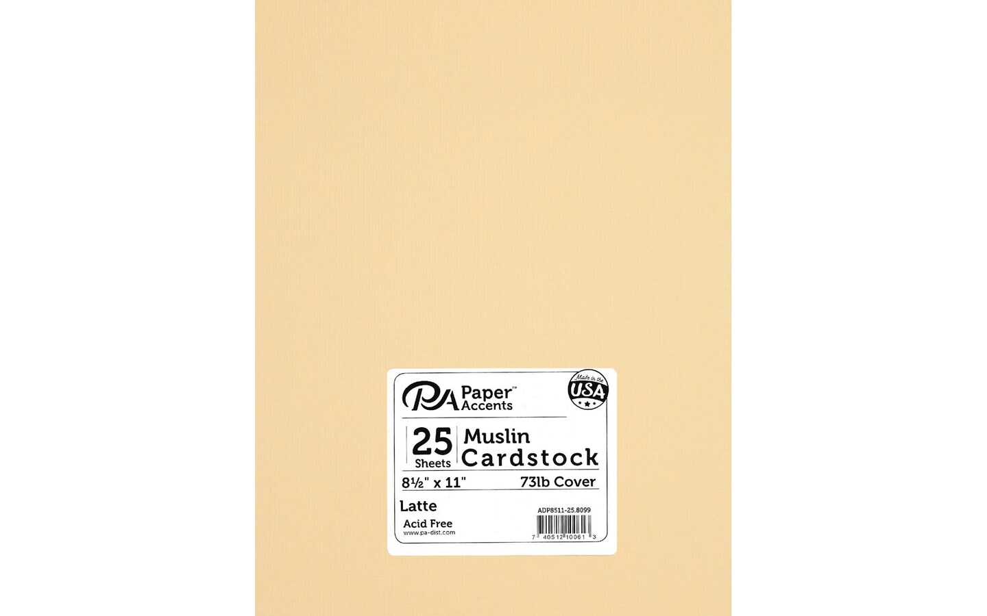 Kraft Cardstock - 8.5 X 11 - Pack of 25